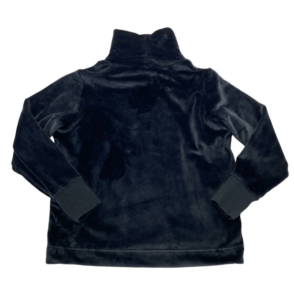 Athleta Double Cozy Karma Funnel Neck Top Mediul Black - Picture 8 of 13